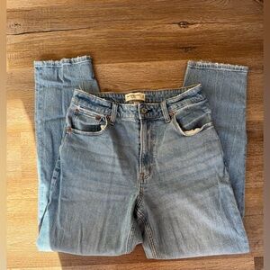 Abercrombie & Fitch Light Blue Straight Leg Jeans